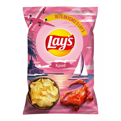 Чипсы Lay's Краб, 140г