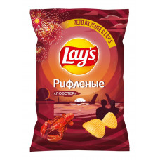 Чипсы Lay's рифленые Лобстер, 140г