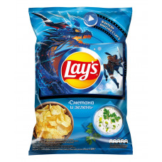 Чипсы Lay's Сметана и зелень, 225г